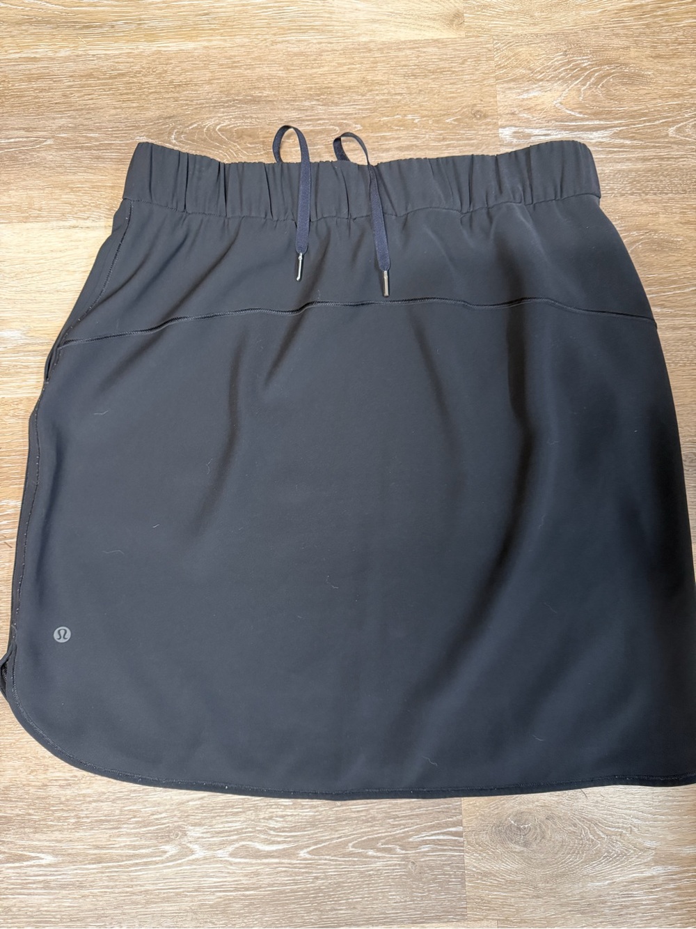 Lululemon Athletica Skirt Womens Size12 Black On The Fly Travel Modest Packable - Picture 3 of 7
